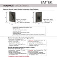 Emtek Emtek Rustic Modern Regular Sandcast Bronze Deadbolt With Flap EMTEK-RUSTIC-MODERN-REGULAR-SB-DEADBOLT-WITH-FLAP
