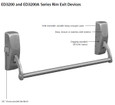 Corbin Russwin Corbin Russwin ED3210 Series Crossbar Rim Exit Device, Panic Device Only, Passage COR-ED3210
