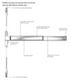 Corbin Russwin Corbin Russwin ED4800 Narrow Stile Concealed Vertical Rod Exit Device COR-ED4800
