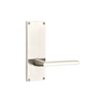 Emtek 8111 Modern 7" Non-Keyed Sideplate Lockset, Passage - Brass Tubular