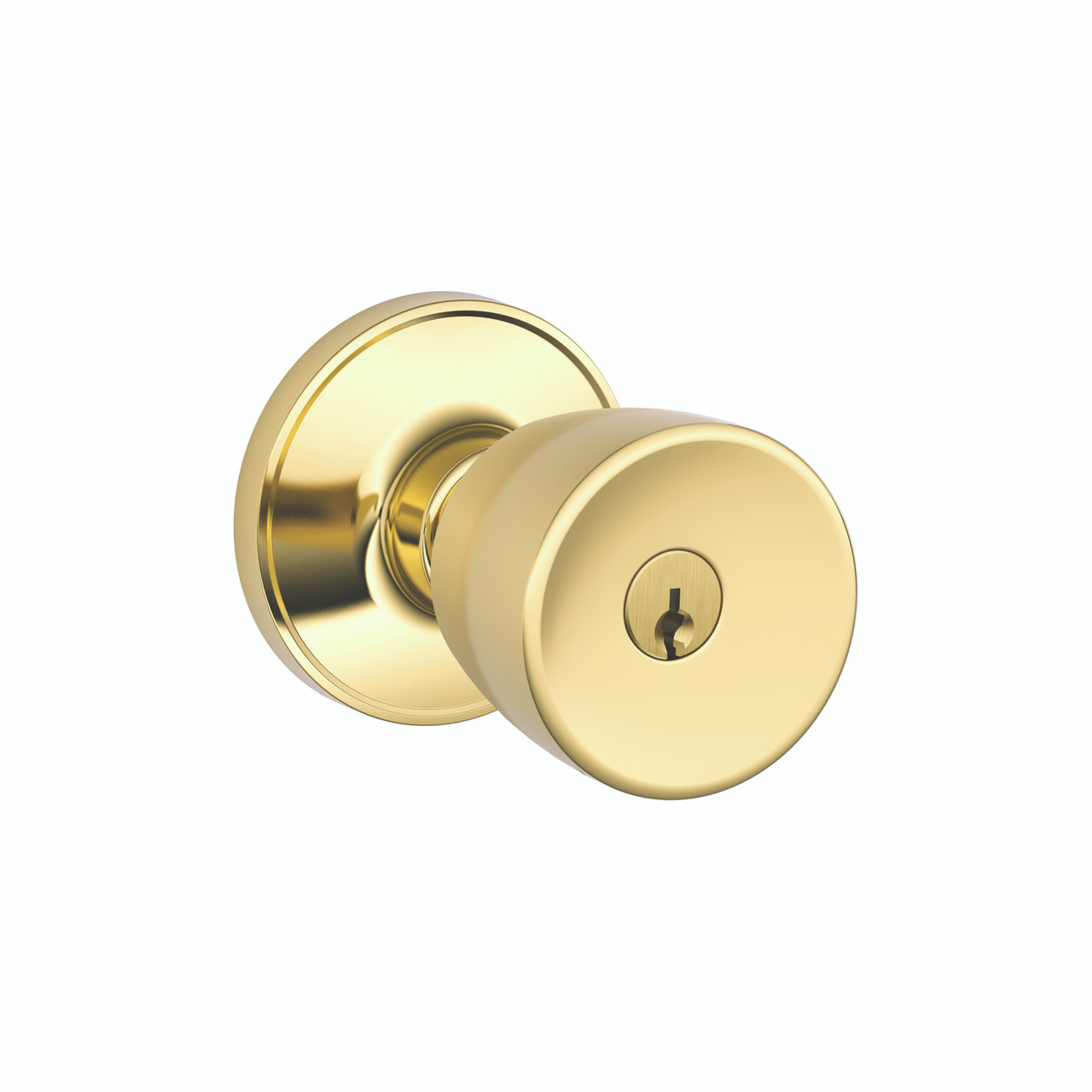 Schlage Corona Knob Keyed Entry - Aged Bronze