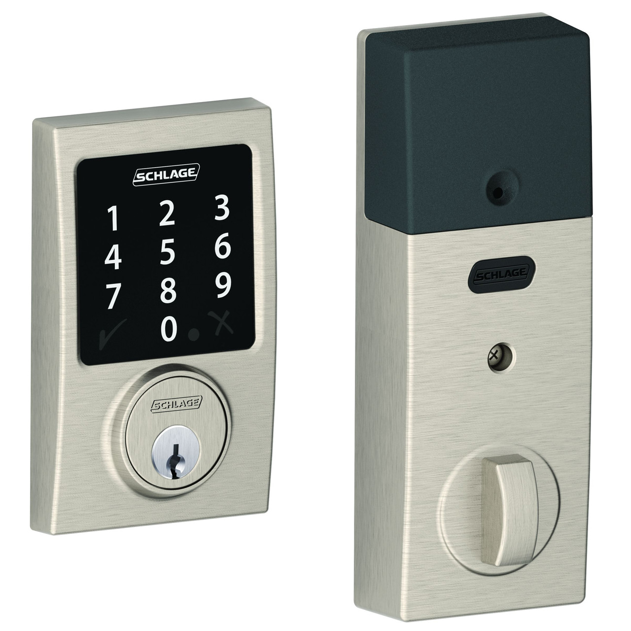 Schlage BE469ZP M 619 Connect Smart Deadbolt With Alarm