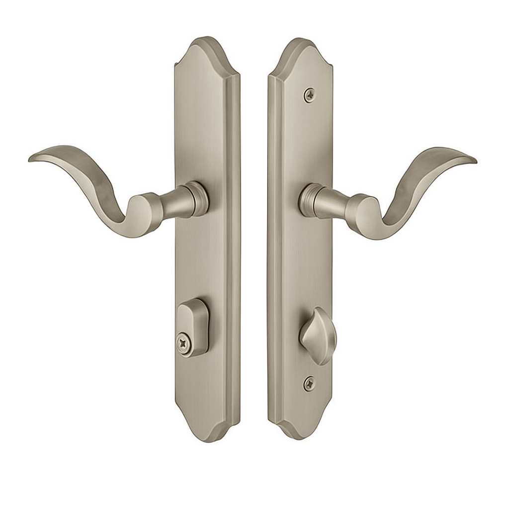 k*e様 mm1-020 da,um10-012 daセット Emtek 1181 Multi Point Lock Trim (Door Config #1) - Brass Plates