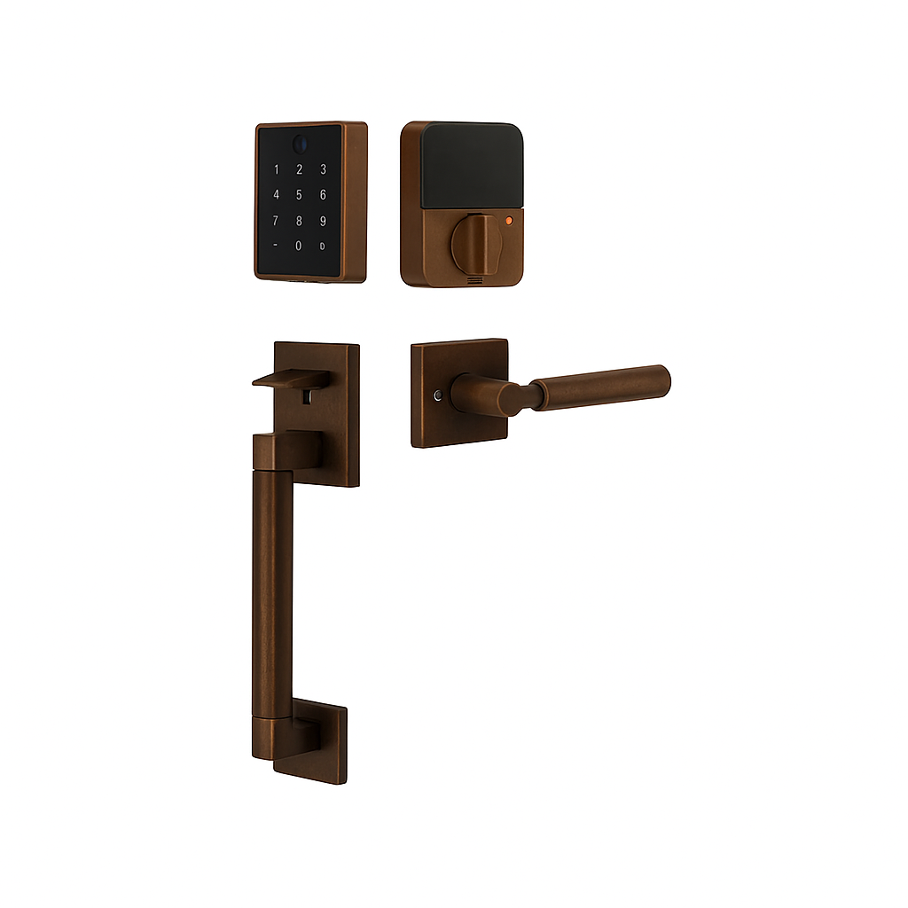 Emtek EMPowered 2 Hercules Touchscreen Keypad Entry Set
