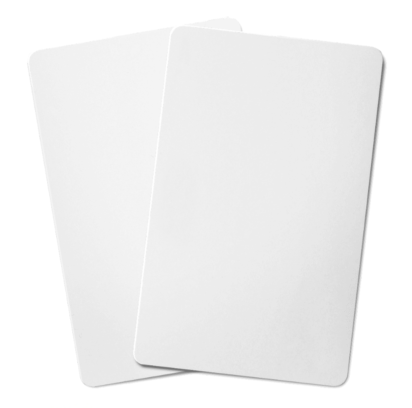 Schlage Electronics 7510 Proximity Card, 125 kHz, ISO Glossy White