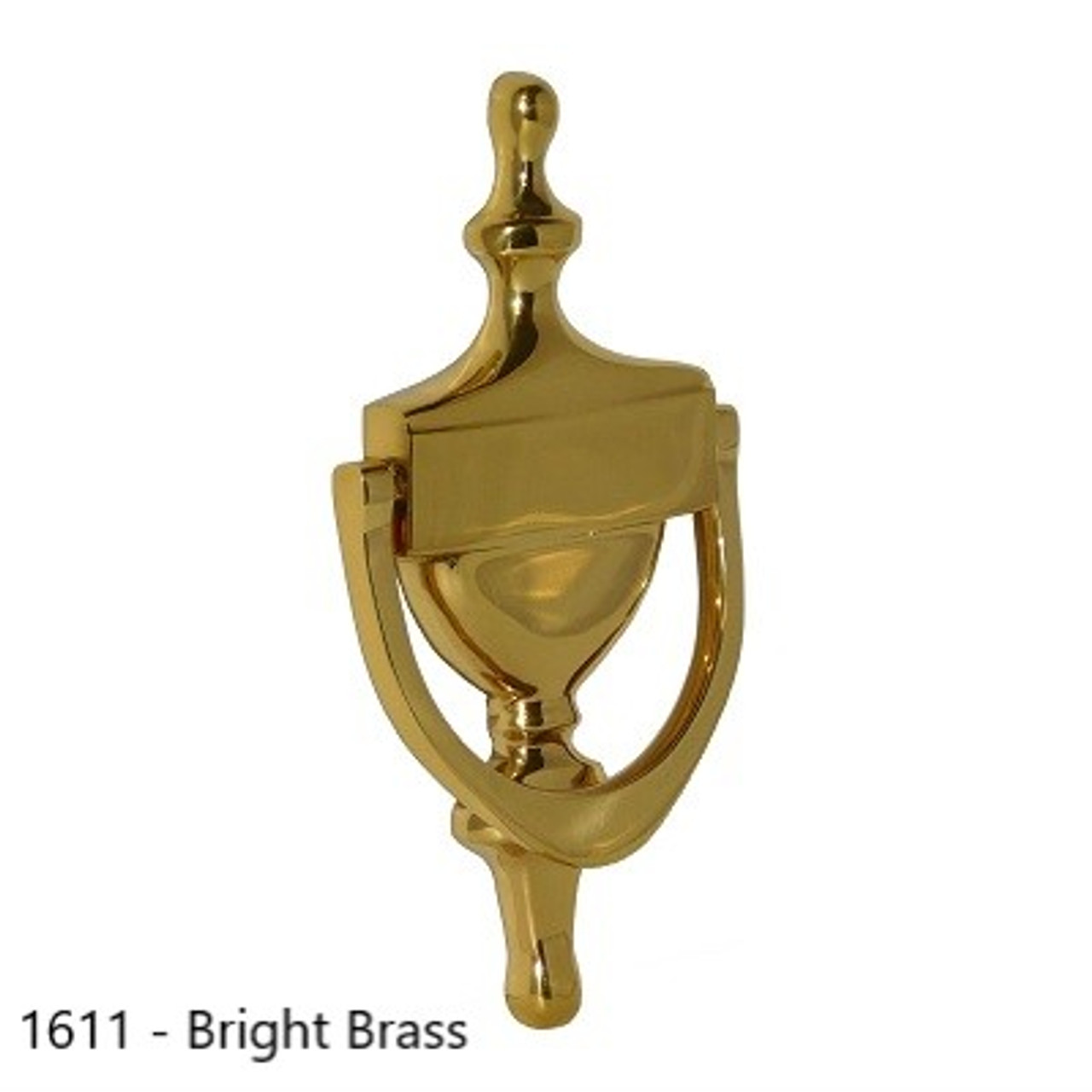 Rockwood 614V.3 Brass Door Knocker with Door Viewer, 2-1 Width x Height - 3