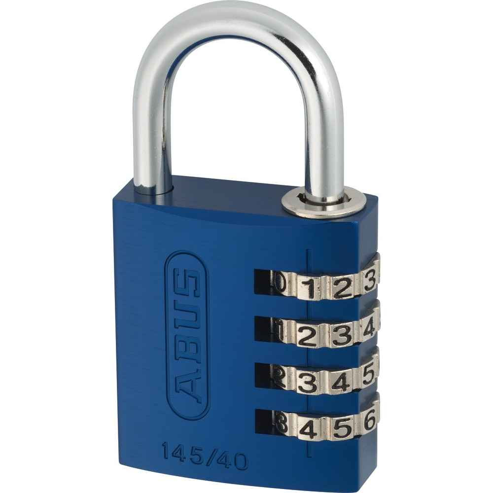 ABUS 145/40 C 4 Digit Combination Lock-Tag, 15/64