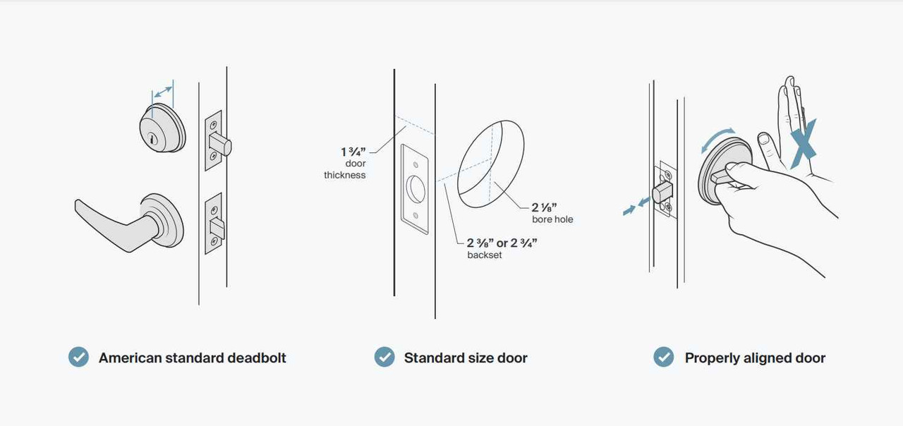 Serrure Intelligente Level Bolt Sans Clé - Cylindre Rétrofit Invisible, Bluetooth, Compatible HomeKit/Alexa, Neuf