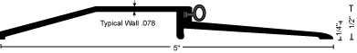 NGP 950 ADA Compliant Bumper Threshold, Mill Aluminum - Fast Free ...