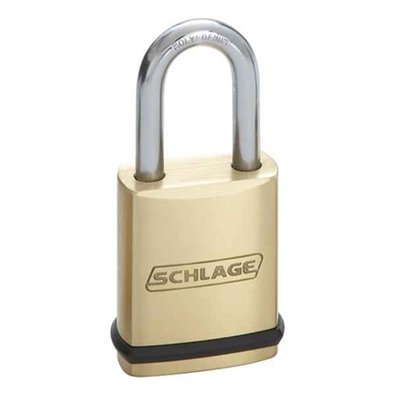 Schlage KS23D/KS23F Brass Padlock, 5/16