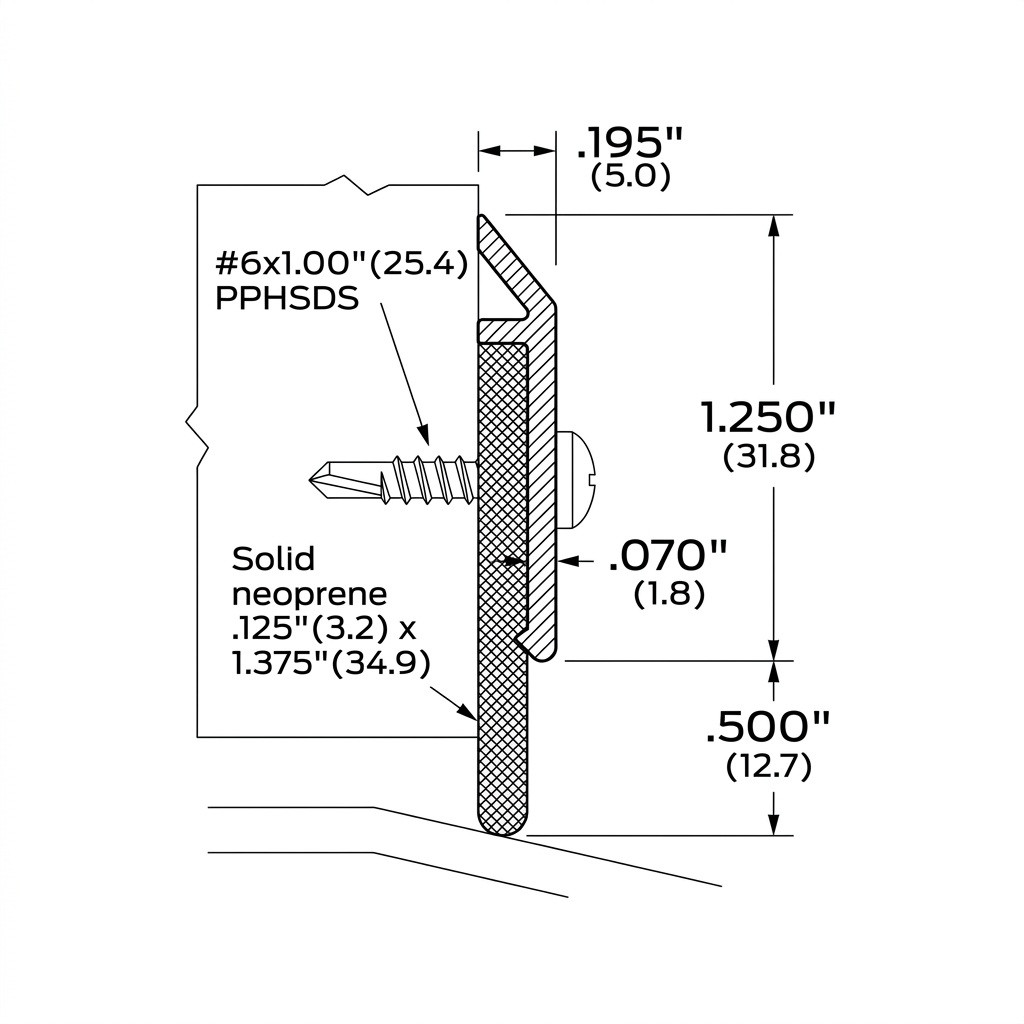 Zero International 39A 39 Door Sweep | ZenSupply