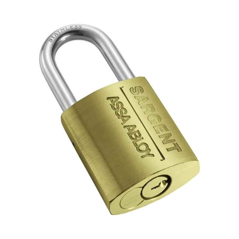 Sargent 858 Non-Key Retaining Padlock US4 Brass | ZenSupply