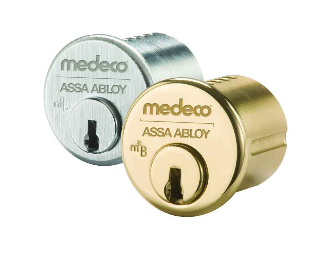 Medeco Biaxial Standard 6 Pin Mortise Cylinder, 1-1/8
