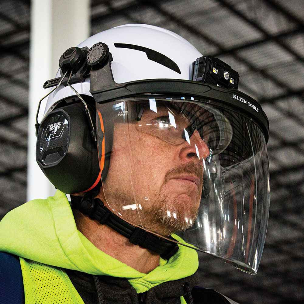 Klein Tools 60472 Face Shield, Safety Helmet and Cap-Style Hard
