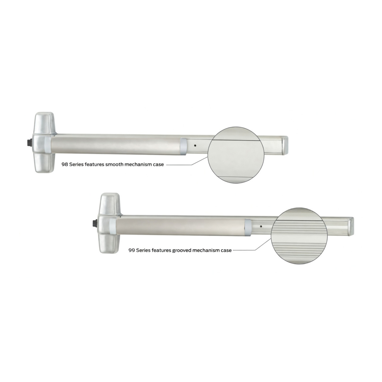 Von Duprin 9975-3FT Wide Stile Mortise Exit Device | ZenSupply