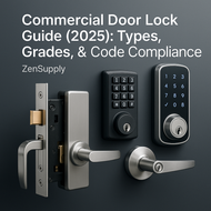 Commercial Door Lock Guide (2025): Types, Grades, & Code Compliance | ZenSupply