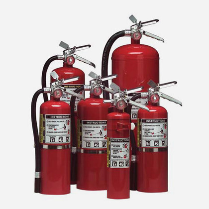 Fire Extinguishers and Brackets