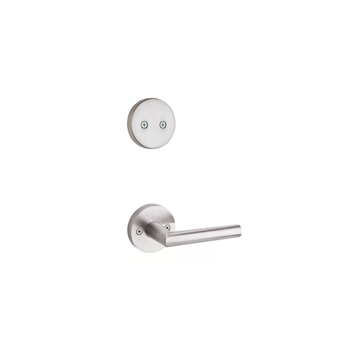 Kwikset 968MILRDT Milan Lever with Round Rose Interior Dummy Handleset Trim