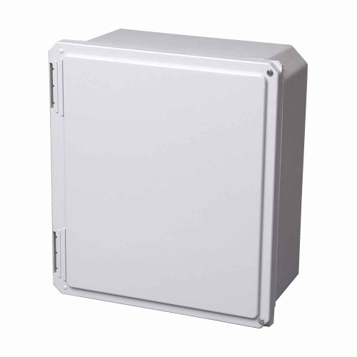 B-Line Eaton series JIC panel enclosure, 21.79" height, 10.34" length, 18.16" width, 4X, Hinged cover, SDF enclosure, Wall mount, Medium single door,