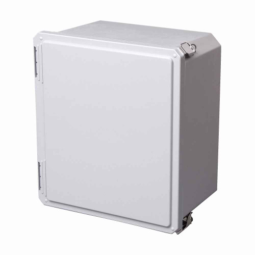 B-Line Eaton series JIC panel enclosure, 21.79" height, 10.34" length, 18.16" width, 4X, Hinged cover, SDFQR enclosure, Wall mount, Medium single doo
