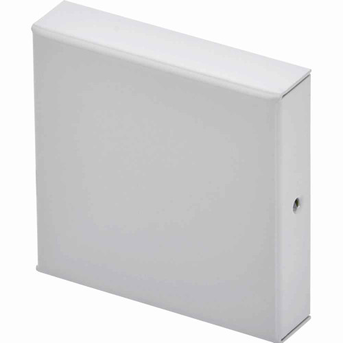 B-Line Eaton series wireway end, 1.50 inch Knockout, Wireway end, 1, Steel, ANSI 61 gray painted, 2.5" X 2.5"