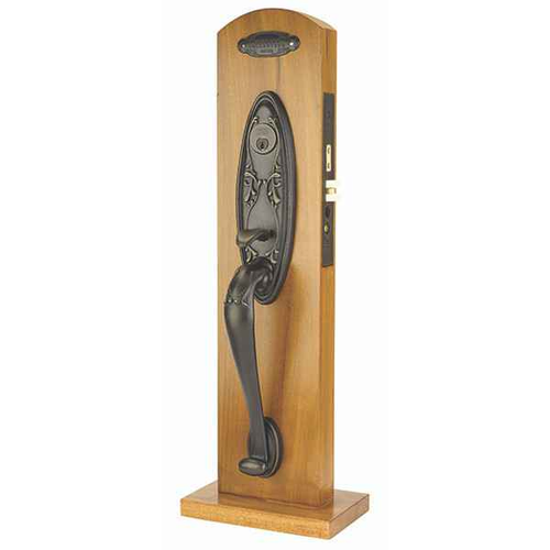Emtek 3031 Da Vinci Lost Wax Cast Bronze Mortise Entrance Handleset - Dummy