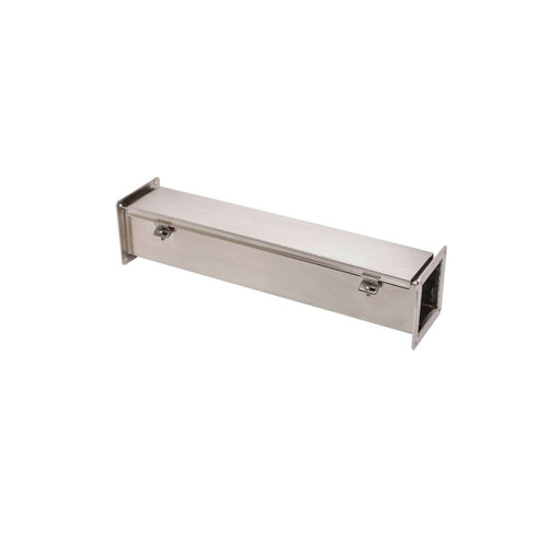 B-Line Eaton series wireway, 4" height, 12" length, 4" width, 4XSFW wireway, Wireway hanger, Hinged cover,  4X, 304 stainless steel, Seamless poured i