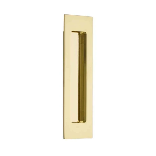 Emtek 220307 Modern Rectangular Brass Flush Pulls (2" x 7")