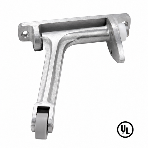 Don-Jo 2080 Gravity Coordinator, 5-3/8" x 7" — Adjustable, Field Reversible, Brass