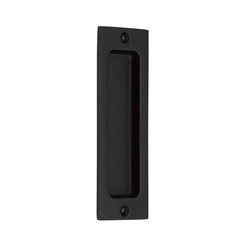Emtek 220406 Rustic Modern Rectangular Sandcast Bronze Flush Pulls (2" x 6")
