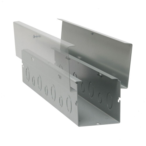 B-Line Eaton series wireway end flange, Wireway end flange,  1, Galvanized steel, 6" X 6"