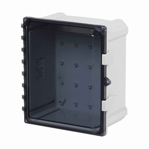 B-Line Eaton series JIC panel enclosure, 7.4" height, 5.8" length, 8.6" width, 4X, Hinged cover, 4XPCQRCC enclosure, Wall mount, Medium single door,