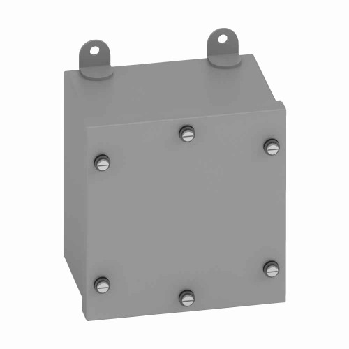 B-Line Eaton series Type 3/3R junction boxes, 6" height, 4" length, 4" width, 3 and 12, Screw cover, WPSC enclosure, Surface mounted, Small single do