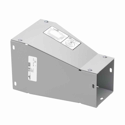 B-Line Eaton series wireway reducer, HSCA adapter style connector, Wireway reducer fitting, 1, Steel, ANSI 61 gray painted