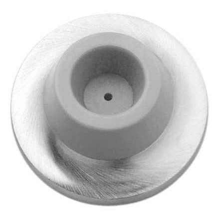 Rockwood 403 Concave Solid Cast Wall Stop, 1" Projection, 2-7/16" Diameter, Plastic Toggle Fastener
