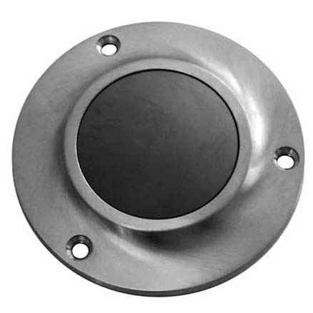 Rockwood 415 Convex Solid Cast Wall Stop, 4" Diameter