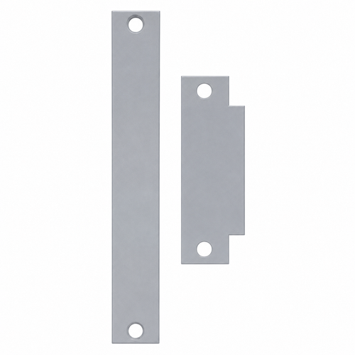 Don-Jo FPK 86 Filler Plate Kit for Mortise Lock Preparations — Steel, Gray Primed