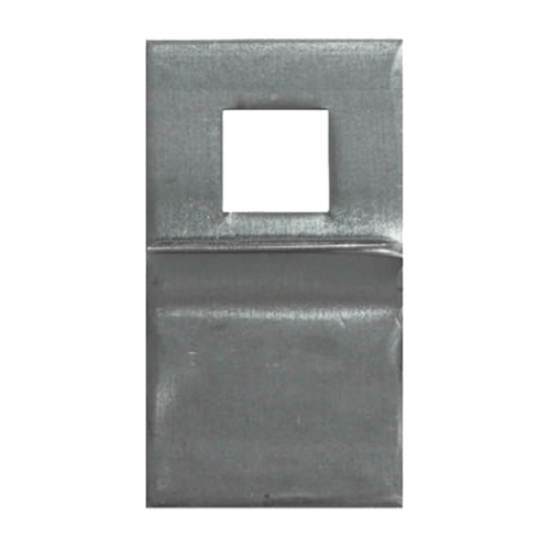 Don-Jo FBG-1-SQ Flush Bolt Guide 3-1/4" x 1-3/4" in 13 Gauge Steel
