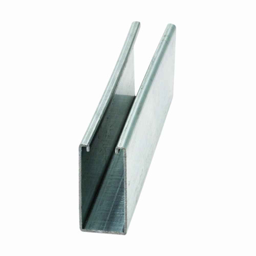 B-Line Eaton series strut channel, 3.25" channel height, 120" channel length, 1.62" channel width, Steel, 12 Gauge, B11 channel type, DURA GREEN