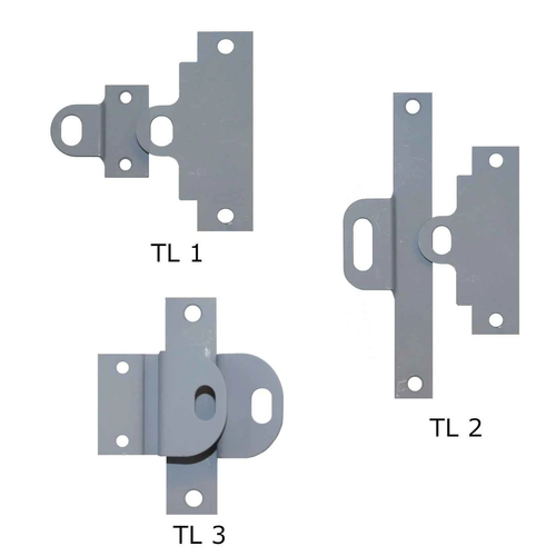 Don-Jo TL Temporary Lock Filler Plate 4-7/8" x 1-1/4" 13 Gauge Steel for Commercial Doors