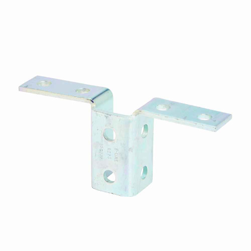 B-Line Eaton series strut fittings and accessories, 3.93" Height, 9.18" Length, 1.68" Width, 1.85lbs, Steel, Ten hole double wing fitting, DURA GREEN