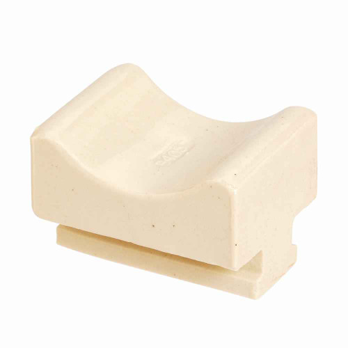 B-Line Eaton series base/pipe stand, adjusters and saddle supports, 1.37" height, 3" length, 2.25" width, Porcelain, Design for suppressing vibration