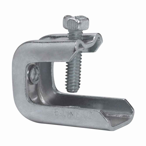 B-Line Eaton series beam fasteners, Beams, 1" Height, 1" Length, 1" Width, 0.285lbs, Beam fasteners, .75" Max mount size, 0.38"-16 rod size, 200 lbs l