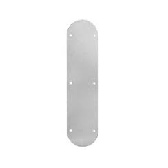 Rockwood 70REC 4" x 16" Round Corner Push Plate, Standard Gauge 0.050