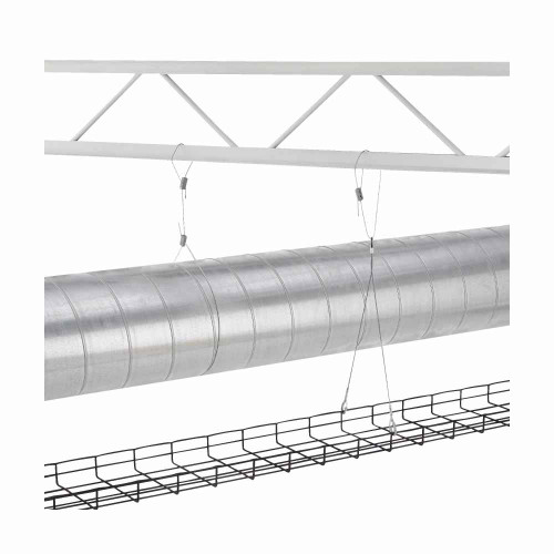 B-Line Eaton series hanging system, KwikWire wire rope, Toggle termination, 1/16" wire max, 40" wire length
