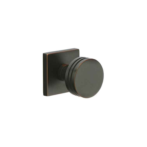 Emtek Modern Designer Brass Knobset - Bern Knob, Passage Set