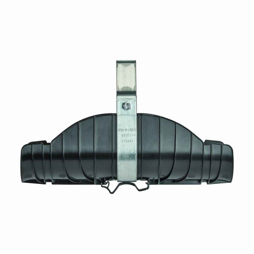 B-Line Eaton series base/pipe stand, adjusters and saddle supports, White, Polyprophlene, 8.64" opening, Clevis hanger
