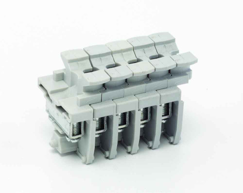 B-Line Eaton series accessories, 12, AW-14 series, Channel mount, Console accessories, #18-#8 medium-duty channel terminal block