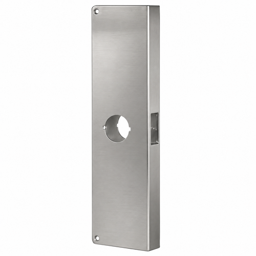 Don-Jo 20C-CW Wrap Around Plate 5-1/8" x 20" for Cylindrical Locks, 2-3/8" Backset, 1-3/4" Door