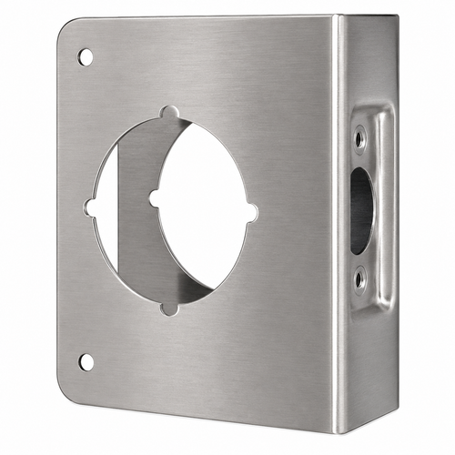 Don-Jo 71-CW 71 Wrap Around for Cylindrical Door Locks — 4-1/4" x 4-1/2", 2-3/4" Backset, 1-3/8" Door